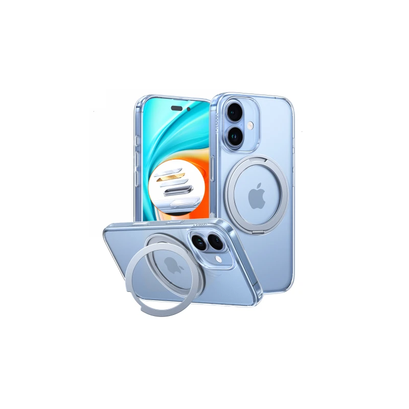 TORRAS Ostand Pro - etui do iPhone 17 kompatybilne z MagSafe (clear)