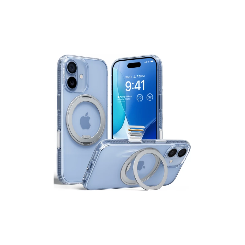 TORRAS Ostand R Fitness - etui do iPhone 17 kompatybilne z MagSafe (clear)