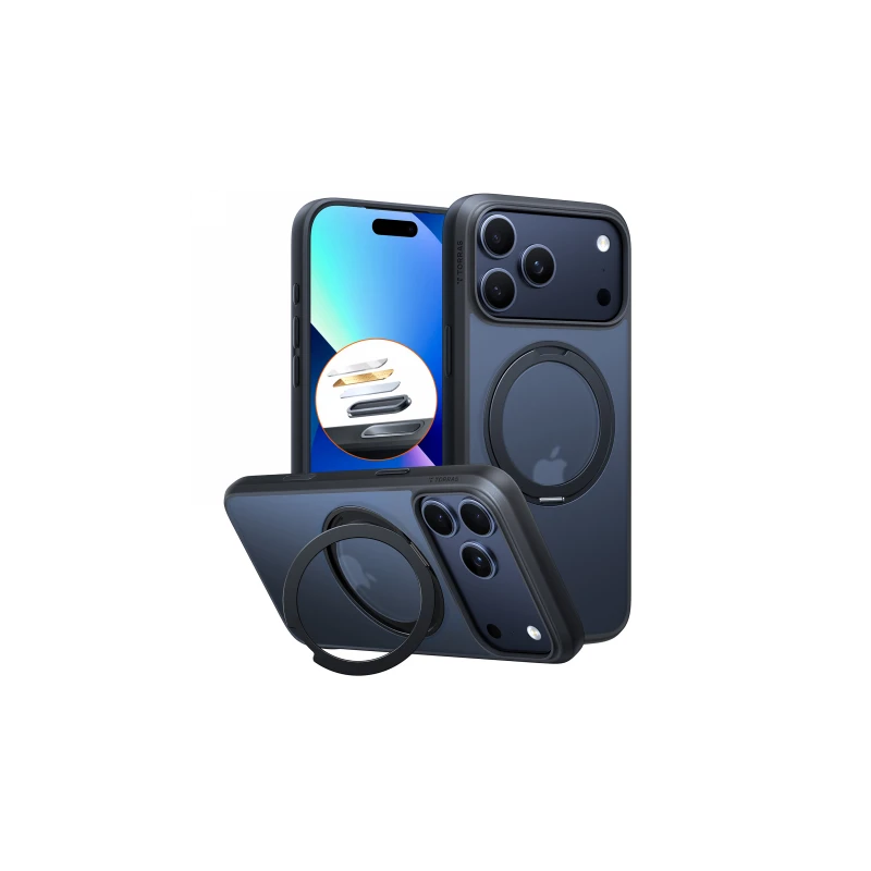 TORRAS Ostand Pro - etui do iPhone 17 Pro Max kompatybilne z MagSafe (black)