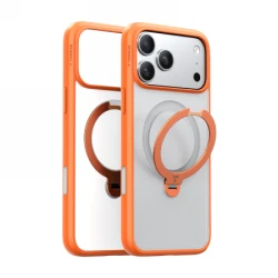 TORRAS Ostand Spin - etui do iPhone 17 Pro kompatybilne z MagSafe (energy orange)