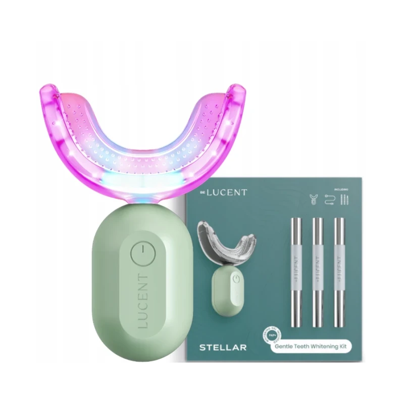 Be Lucent Stellar - zestaw do wybielania zębów żelem PAP kuracja 8-12dni (mint)