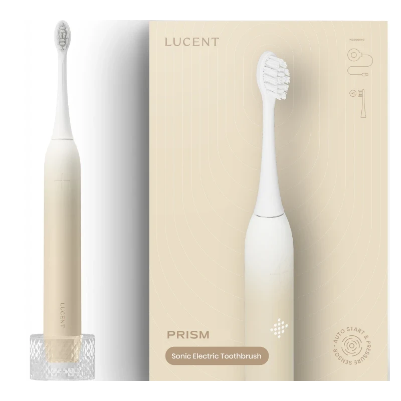 BE LUCENT Prism Smart szczoteczka soniczna do zębów USB-C (vanilla cream)