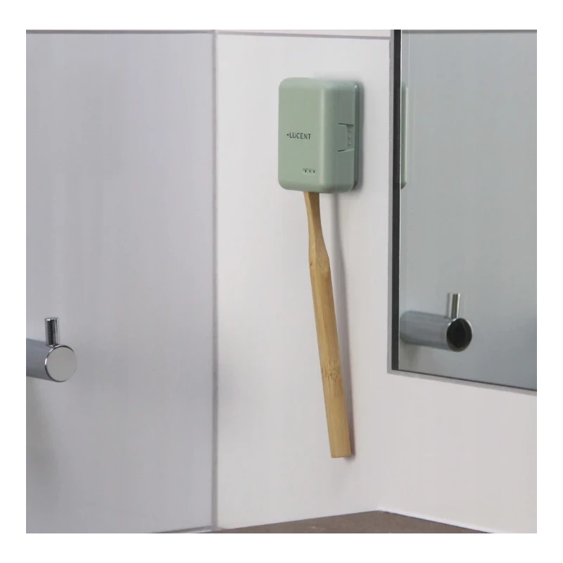 Be Lucent Aurora uniwersalne etui sterylizujące UV-C szczoteczki do zębów (mint)