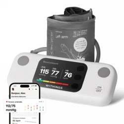 Withings BPM Vision - bezprzewodowy ciśnieniomierz z wyświetlaczem LCD 2,8" [Wyrób medyczny]