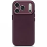 Decoded Leather Backcover - skórzana obudowa ochronna do iPhone 17 Pro Max kompatybilna z MagSafe (dark ruby)