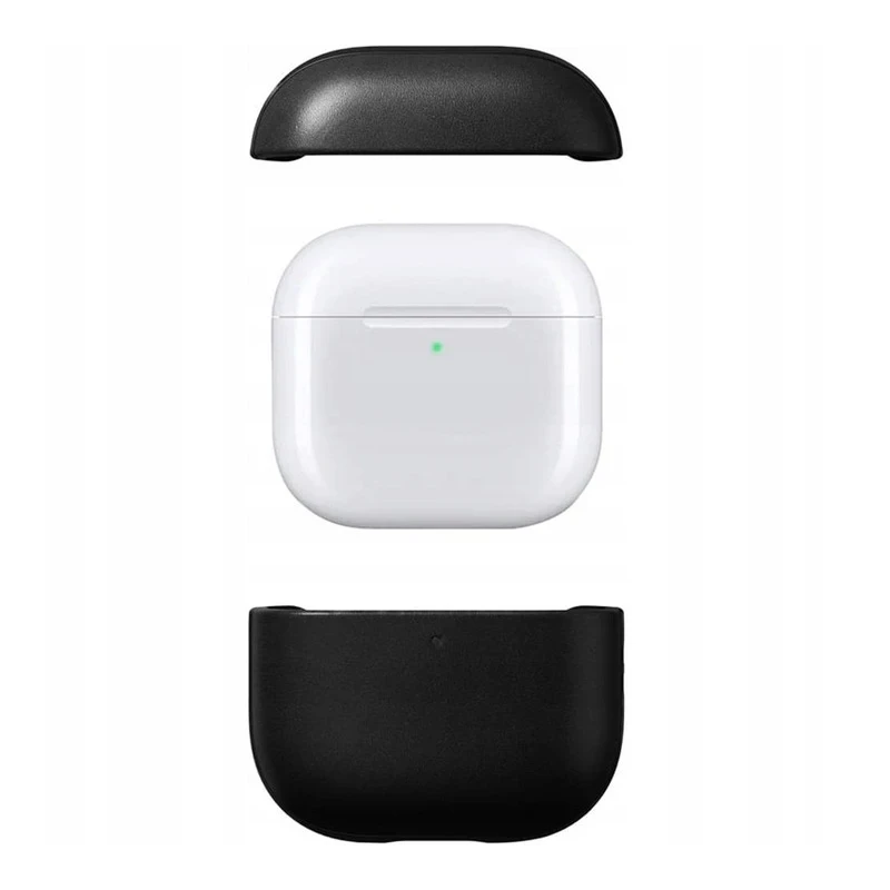 NOMAD Modern Leather Case - skórzane etui do Apple AirPods 4 (black)