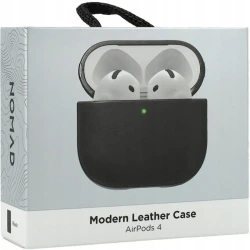 Nomad etui skórzane case AirPods 4, obudowa, cover, pokrowiec na słuchawki (black)