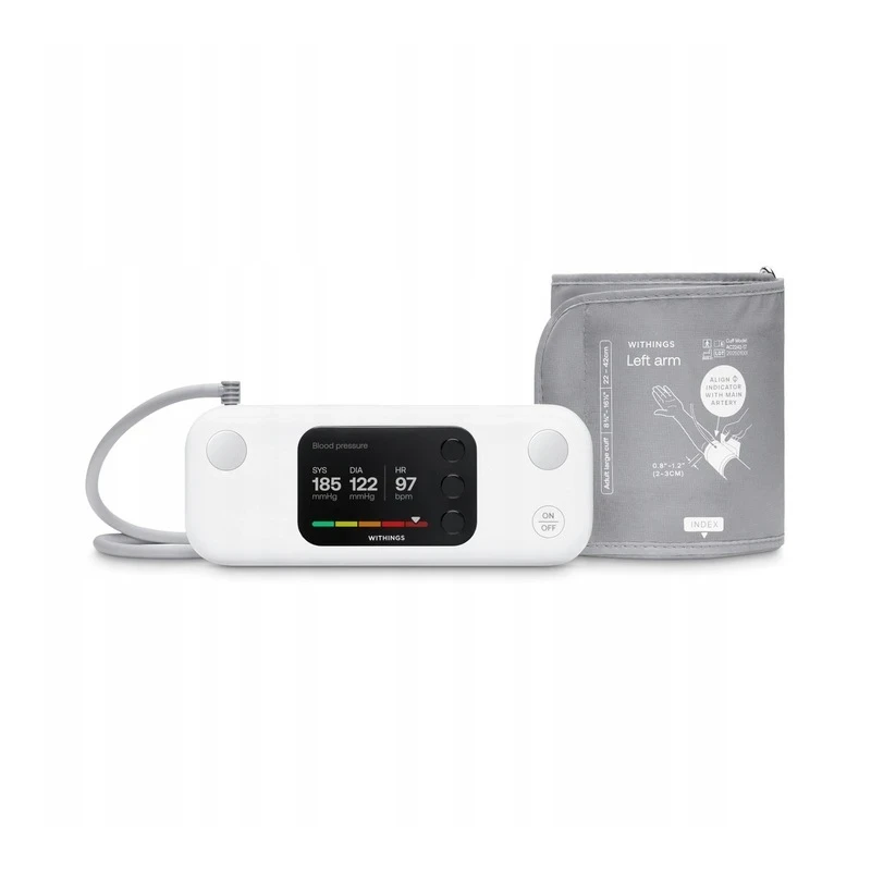 Withings BPM Vision - bezprzewodowy ciśnieniomierz z wyświetlaczem LCD 2,8" [Wyrób medyczny]