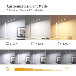 Lepro LED Desk Lamp - lampka biurkowa 3000-6500K, 5 poziomów jasności