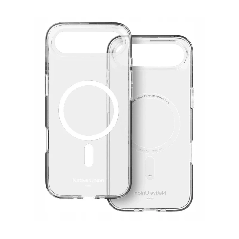 Native Union Case dopasowane przeźroczyste etui iPhone 17Air MagSafe plecki (transparent)