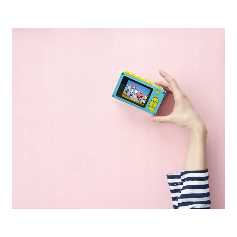myFirst Camera 2 - wodoodporny aparat cyfrowy dla dzieci, z ekranem 2" IPS, rozdzielczość 8MP, wodoszczelność IPX8 (pink)