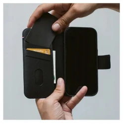 Decoded case dwuczęściowe etui z klapką iPhone 17 Pro Max MagSafe skóra (solid clay)