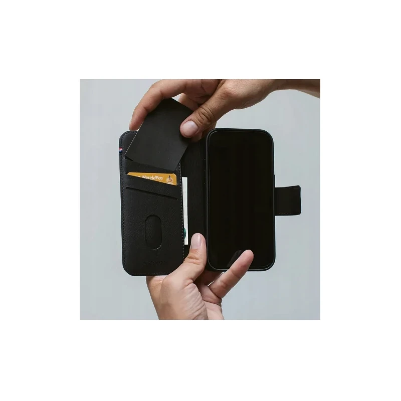 Decoded case dwuczęściowe etui z klapką iPhone 17 Pro Max MagSafe skóra (solid clay)