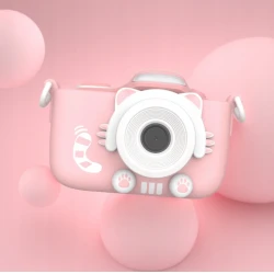 myFirst Camera 3 aparat cyfrowy dla dzieci etui ochronne, ekran 2" IPS 16MP