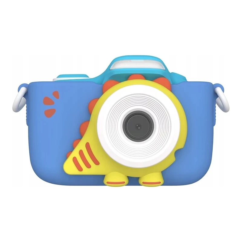 myFirst Camera 3 - aparat cyfrowy dla dzieci z gumowym etui ochronnym, ekranem 2" IPS, rozdzielczości 16MP i dwoma obiektywami (