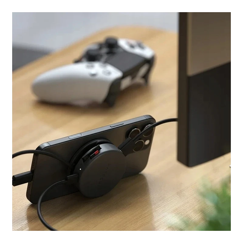 Satechi OntheGo 7-in-1 Multiport Adapter - adapter do urządzeń mobilnych (USB-C PD, 2x USB-A, HDMI 4K, Ethernet, czytnik kart mi