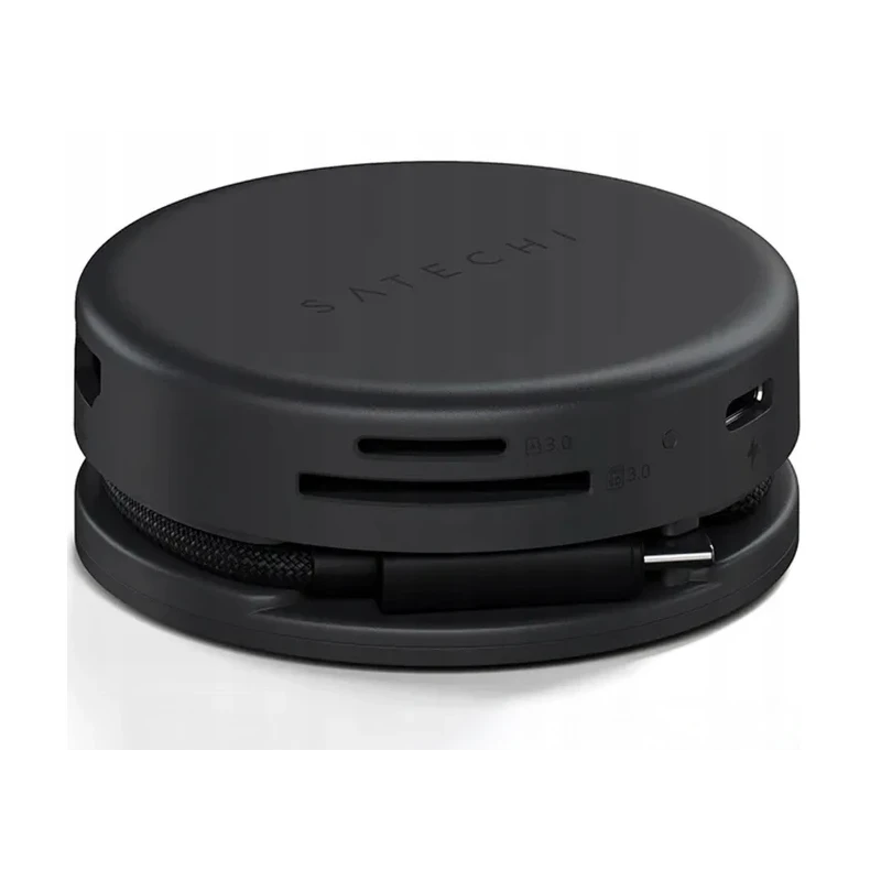 Satechi OntheGo 7-in-1 Multiport Adapter - adapter do urządzeń mobilnych (USB-C PD, 2x USB-A, HDMI 4K, Ethernet, czytnik kart mi