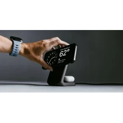 NOMAD Stand One 2w1 bezprzewodowa ładowarka Qi2,2 25W MagSafe 4 gen (carbide)