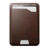 NOMAD Leather skórzany portfel MagSafe Apple Find My, skóra Horween (rustic brown)