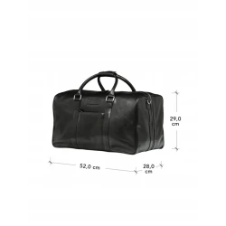 dbramante1928 Weekender Bag torba z skóry naturalnej podróżna wakacyjna (black)