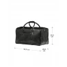 dbramante1928 Weekender Bag torba z skóry naturalnej podróżna wakacyjna (black)