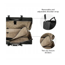 dbramante1928 Weekender Bag torba z skóry naturalnej podróżna wakacyjna (black)