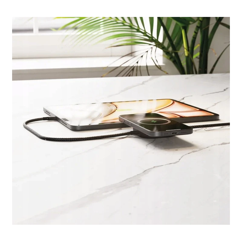 ZENS Charging Cable magnetyczny kabel ładowarka MagSafe 2w1 USB-C Qi2 140W
