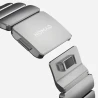 NOMAD elegancka mocna tytanowa bransoleta Apple Watch, Ultra, SE black FKM (natural titanium, black FKM)