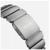 NOMAD elegancka mocna tytanowa bransoleta Apple Watch, Ultra, SE black FKM (natural titanium, black FKM)