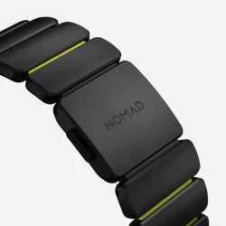 NOMAD elegancka mocna tytanowa bransoleta Apple Watch, Ultra, SE volt FKM (black titanium, volt FKM)