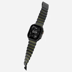 NOMAD elegancka mocna tytanowa bransoleta Apple Watch, Ultra, SE volt FKM (black titanium, volt FKM)