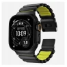NOMAD elegancka mocna tytanowa bransoleta Apple Watch, Ultra, SE volt FKM (black titanium, volt FKM)