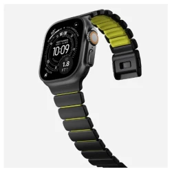NOMAD elegancka mocna tytanowa bransoleta Apple Watch, Ultra, SE volt FKM (black titanium, volt FKM)