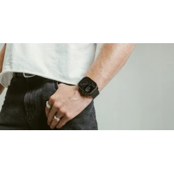 NOMAD elegancka mocna tytanowa bransoleta dla Apple Watch 49/46/45/44 stal (black hardware) V2