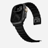 NOMAD elegancka mocna tytanowa bransoleta dla Apple Watch 49/46/45/44 stal (black hardware) V2
