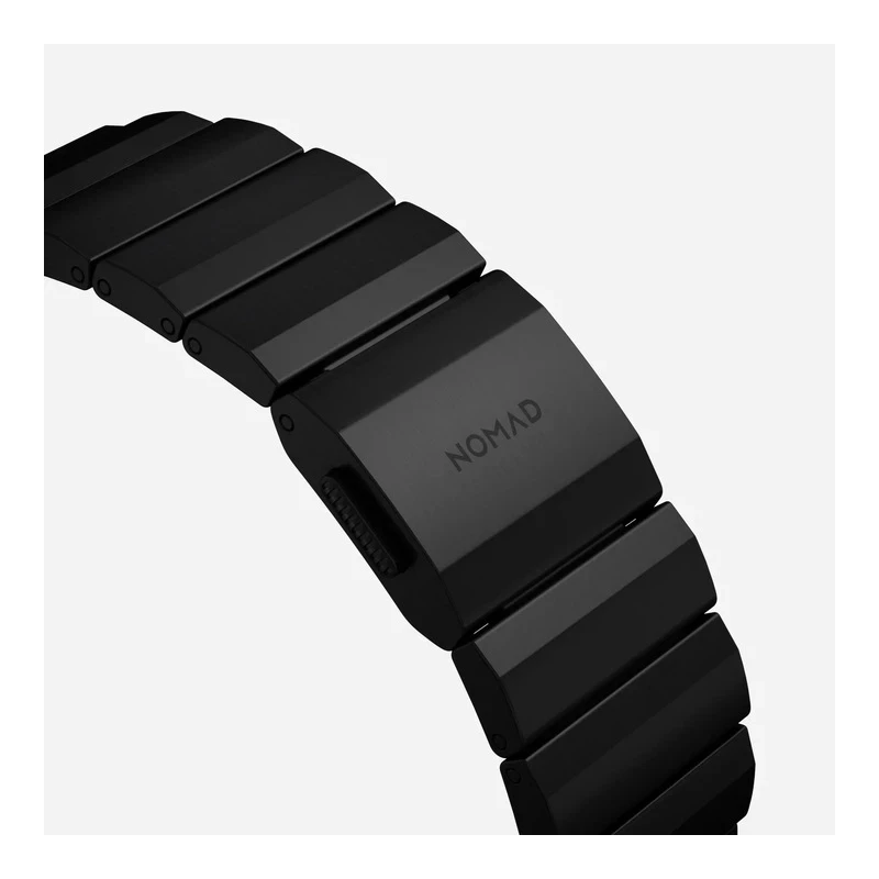 NOMAD Titanium Band - tytanowa bransoleta do Apple Watch 46mm/49mm (black hardware) V2