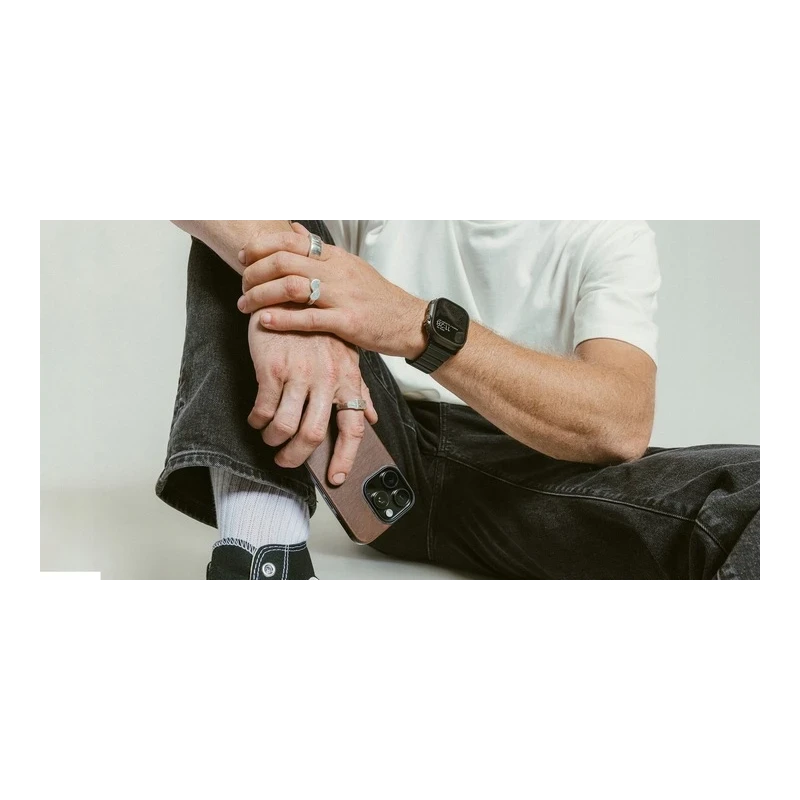 NOMAD Titanium Band - tytanowa bransoleta do Apple Watch 46mm/49mm (black hardware) V2