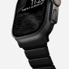NOMAD elegancka mocna tytanowa bransoleta dla Apple Watch 49/46/45/44 stal (black hardware) V2