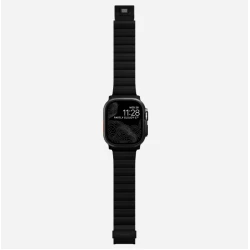 NOMAD elegancka mocna tytanowa bransoleta dla Apple Watch 49/46/45/44 stal (black hardware) V2