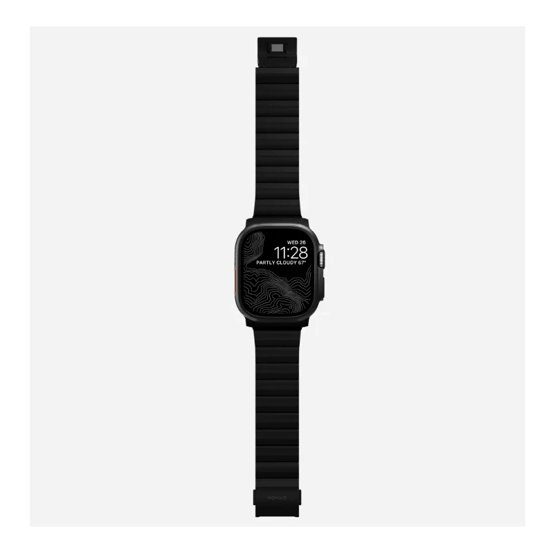 NOMAD Titanium Band - tytanowa bransoleta do Apple Watch 46mm/49mm (black hardware) V2