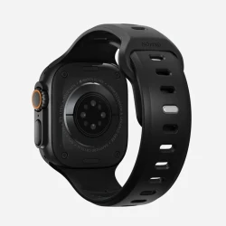 NOMAD wytrzymały sportowy silikonowy pasek Apple Watch 49/46/45/44 mm (black)