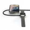 ZENS 2w1 kabel ładujący ładowarka Qi2 15W USB-C iPhone Apple Watch MagSafe (black)