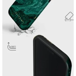 Burga Tough mocne stylowe etui ochronne plecki case iPhone 17 Pro MagSafe (emerald pool)