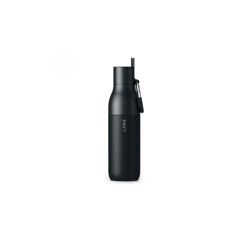 LARQ Bottle Flip Top - butelka termiczna ze słomką, wysuwany ustnik 740ml (obsidian black)