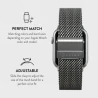 BURGA Metal Mesh Band elegancka bransoleta do Apple Watch 38/40 mm (silver)