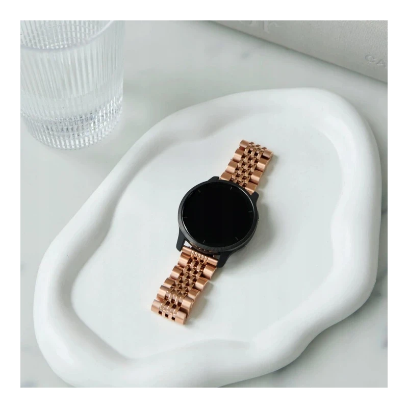 BURGA Metal Bracelet Chic Royal - uniwersalna bransoleta do zegarka 22 mm (rose gold)