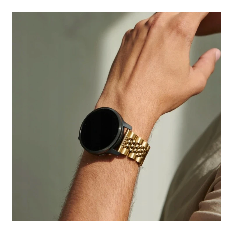 BURGA Metal Bracelet Chic Royal - uniwersalna bransoleta do zegarka 20 mm (gold)