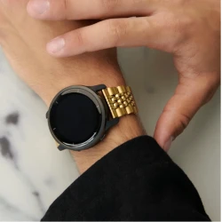 BURGA Metal Royal elegancka uniwersalna bransoleta do zegarka 20mm (gold)