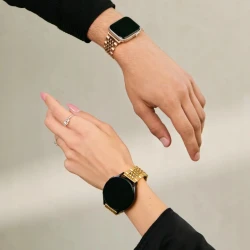 BURGA Metal Royal elegancka uniwersalna bransoleta do zegarka 22mm (gold)