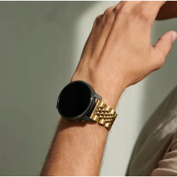 BURGA Metal Royal elegancka uniwersalna bransoleta do zegarka 22mm (gold)